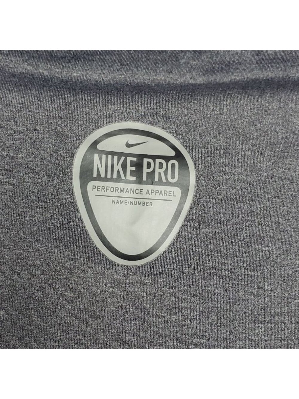 Nike Pro Fit Dry Long Sleeve Performance Shirt Gray XLarge - Picture 5 of 13